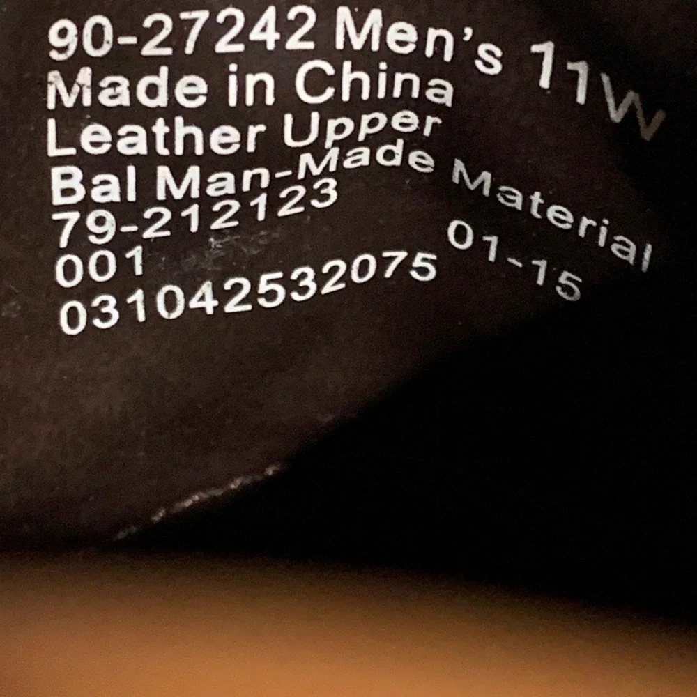 Dockers Derby Shoes Men 11W Tan Leather Square Bicycle Toe 90-27242 Dress Casual